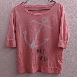 pink half sleeve shirt